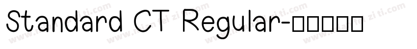 Standard CT Regular字体转换